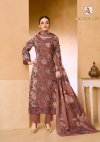 Royale Grace By Alok Cambric Cotton Dress Material
